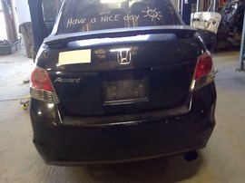 2008 HONDA ACCORD, BLACK, EX-L, 2.4, AT,A25145